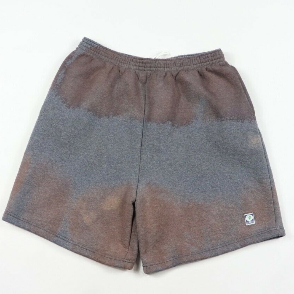 Vintage 80s Acid Bleach Wash Sweatpants Shorts XL
